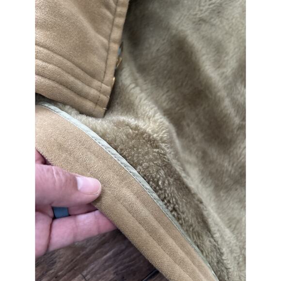 VTG 70s Distressed Zero King Full Zip Men's M Sherpa Lined Jacket Coat Gorp Core - Picture 6 of 16